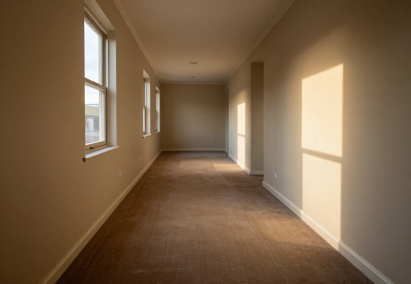 Same wall after professional structural drying in Bass Hill